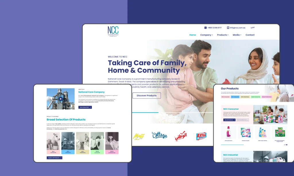 Online store selling household chemicals for NCC