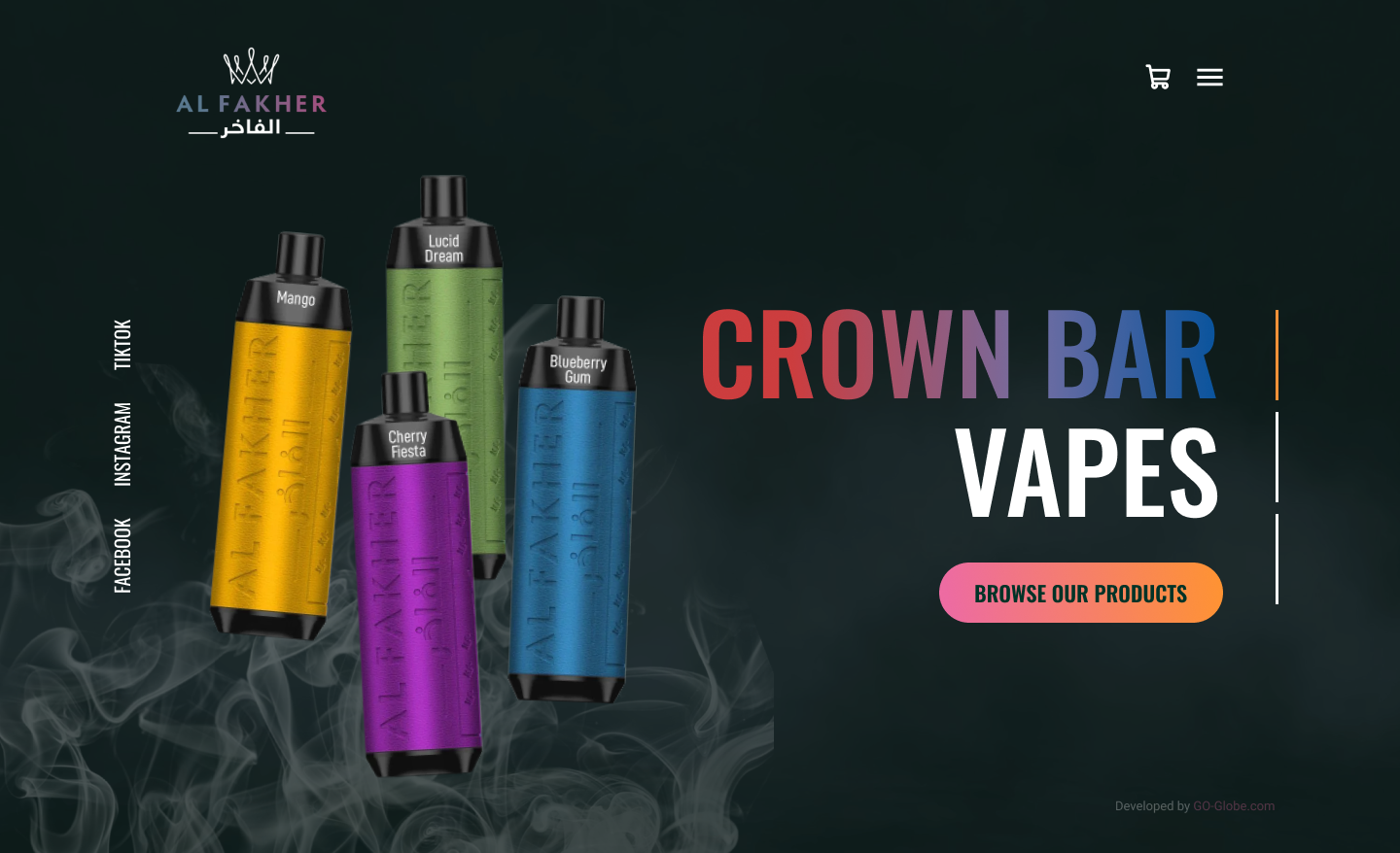 Online store selling vape for Al Fakher