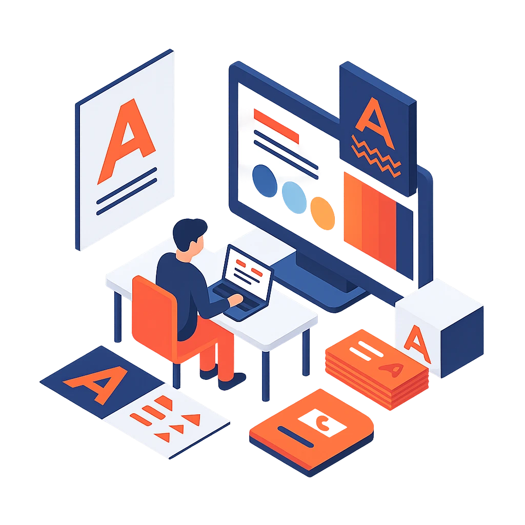 Development of identity for a brand, business or product_5