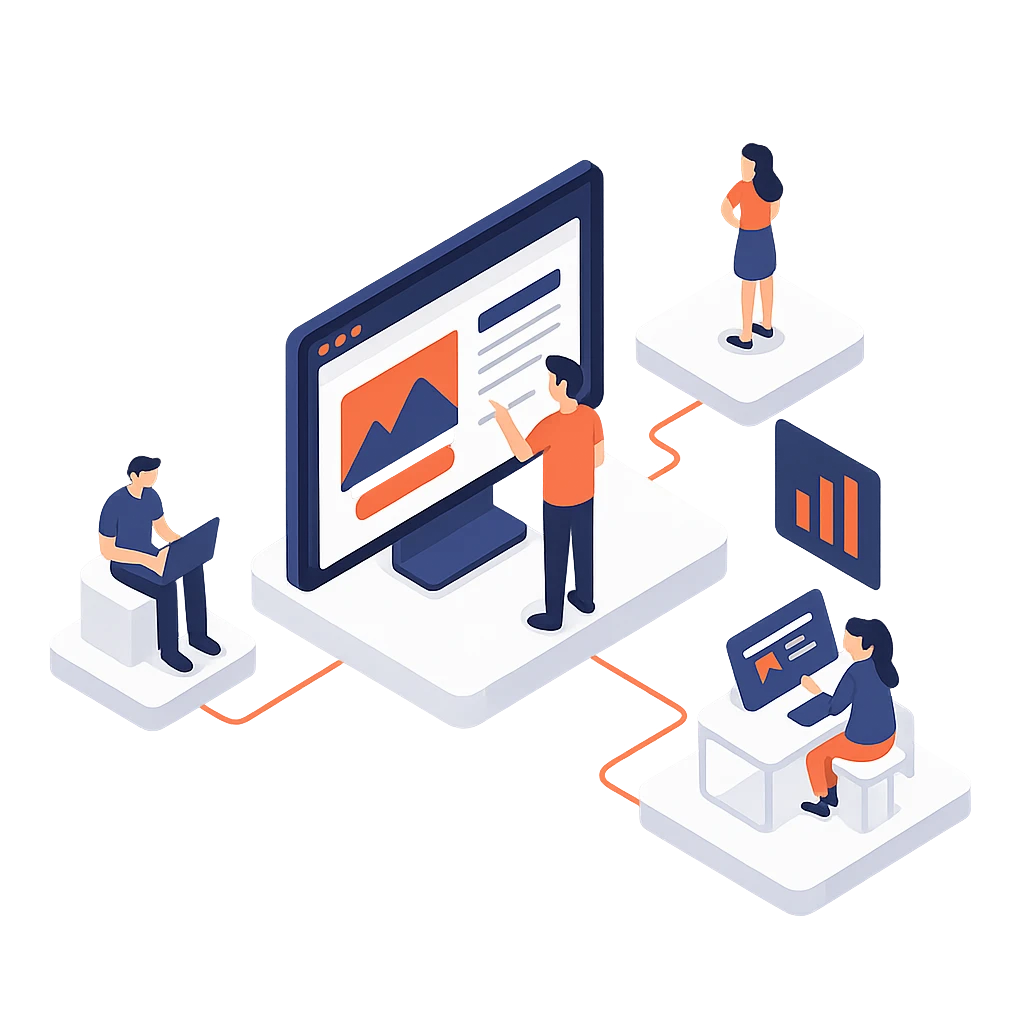 Development of turnkey landing pages for business and promotion_896