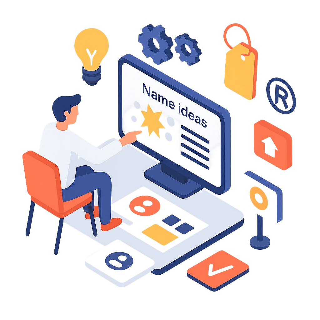 Development of a name for a company, product, service or brand_565