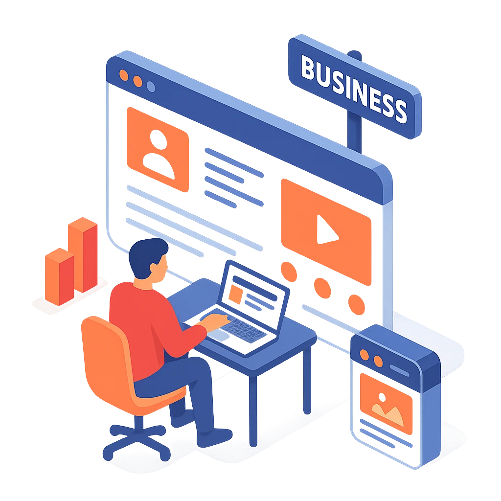 Development of a business card website for business and personal brand_260